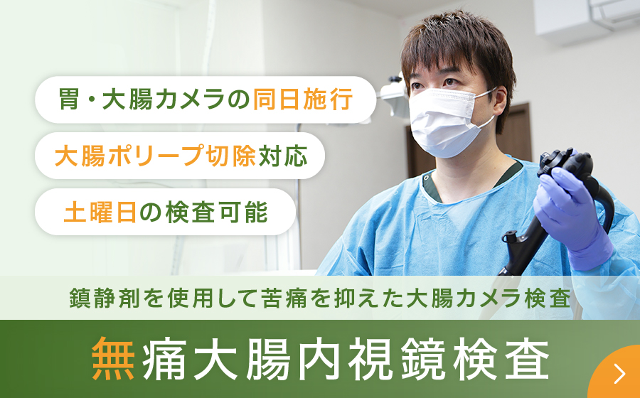 無痛大腸内視鏡検査（大腸カメラ）