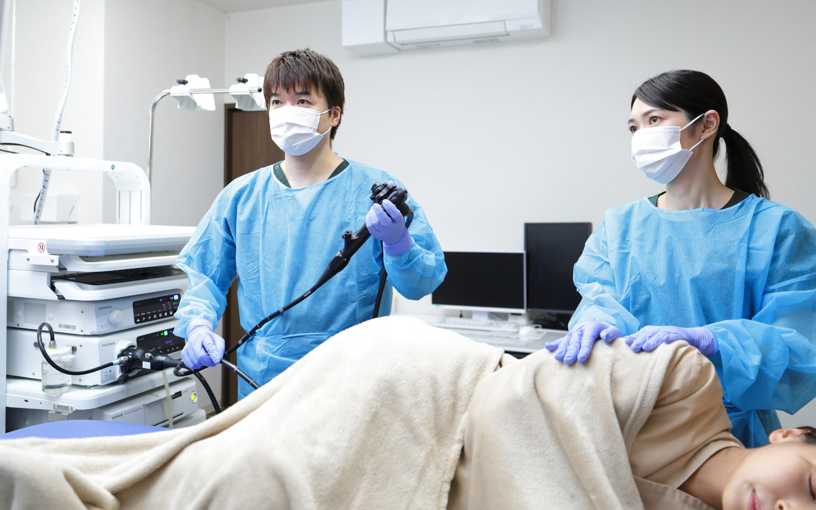 内視鏡専門医による鎮静剤を使用した楽に受けられる内視鏡検査
